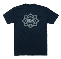MANDALA PREMIUM TEE MIDNIGHT NAVY / LIGHT BLUE